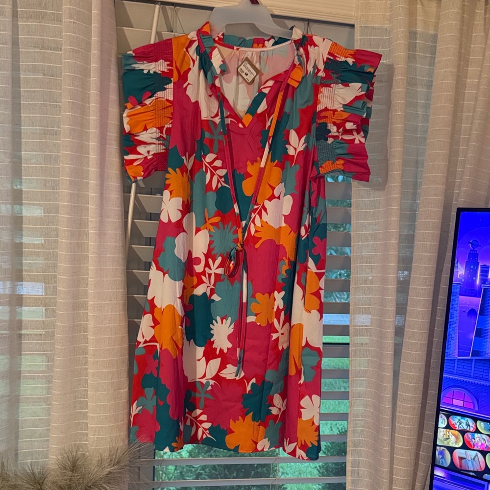 Colorful Floral Dress